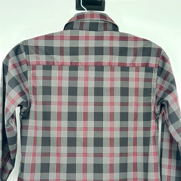 Van Heusen Flex Boys Plaid Button Down Shirt Medium 10/12 Multicolor Long Sleeve - Picture 6 of 12